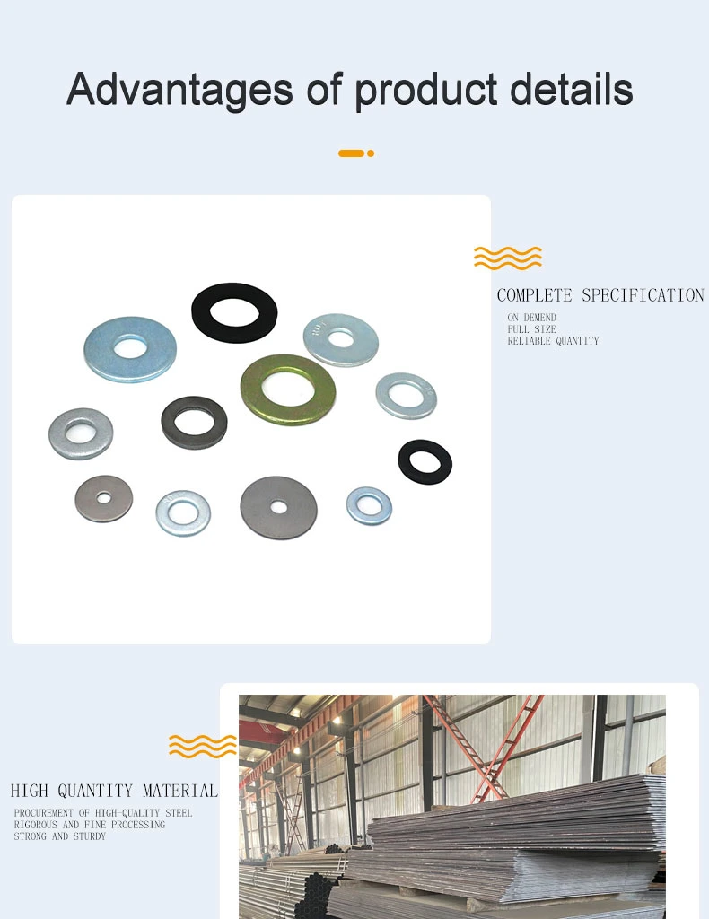 DIN125A Galvanized Steel Flat Washer