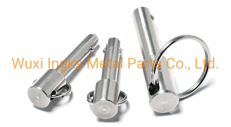 Wuxi Ingkx Good Quality Stainless Steel Headed with Ring Ball Lock Detent Quick Release Pin