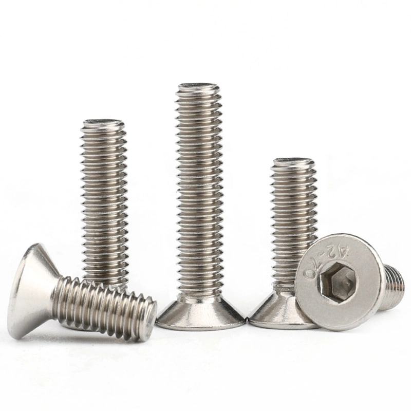 Stainless Steel DIN7991 M3-M16 Hex Socket Countersunk Flat Head Screws