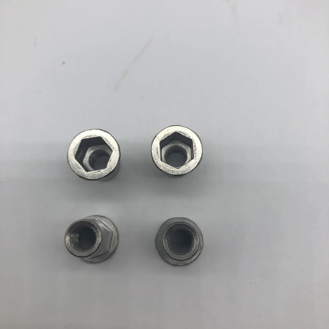 Rivet Nut M6 SS304 Half Hex External Hex Internal Hex