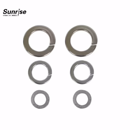 Fabricante de China DIN125A, DIN9021 Acero inoxidable Acero al carbono Metal Llanura Arandela plana Arandela Plana